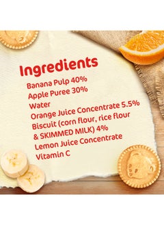 Cerelac Banana, Orange & Biscuit Puree 16 x 90g  - Image 5