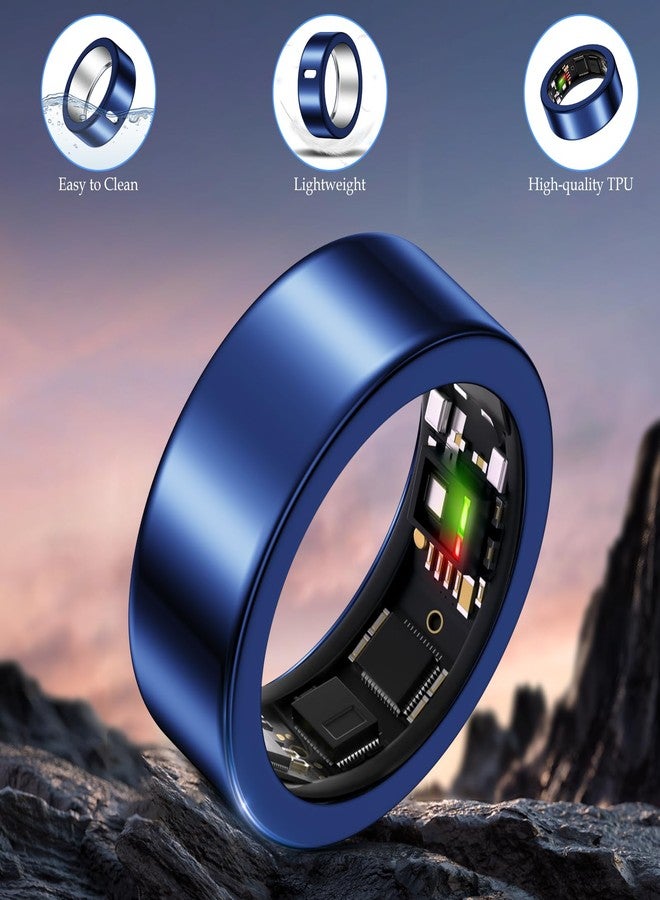 غطاء Hexasider مكون من 5 قطع لجهاز Ultrahuman Ring Air، واقي TPU مضاد للخدش متوافق مع ملحقات حافظة Ultrahuman Ring للنساء والرجال الذين يمارسون الرياضة في صالة الألعاب الرياضية (شفاف + أسود + فضي + ذهبي + أزرق، مقاس 9) - Image 5