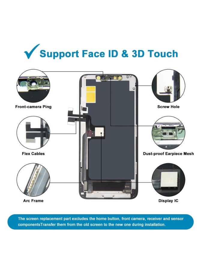 استبدال شاشة LCD لهاتف iPhone 12/12 Pro باللون الأسود - Image 2