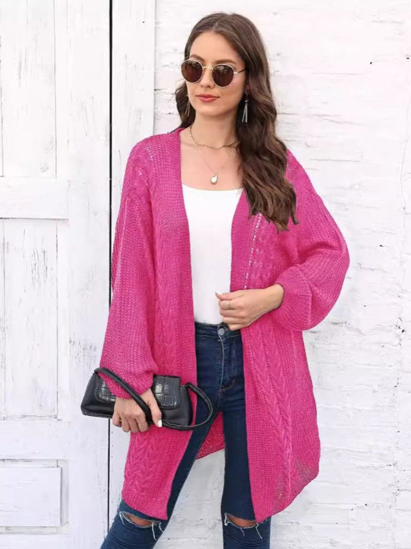 YUNIQEE سترة فوشيا سادة - Image 1