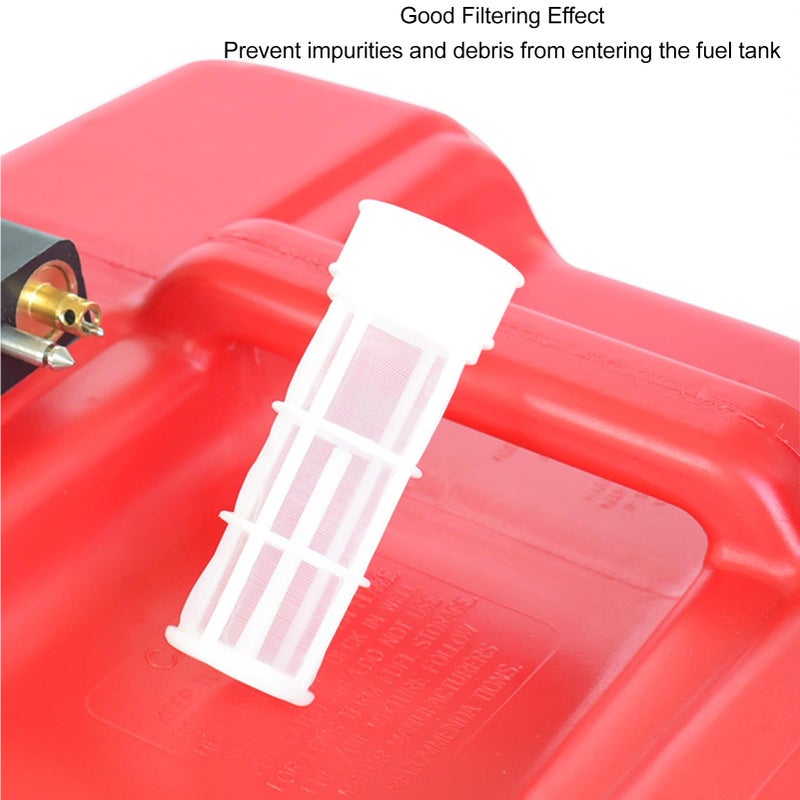 ABS Plastic Antistatic Fuel Tank Inlet Filter Strainer Screen For Outboard External Oil Tanks - Image 5