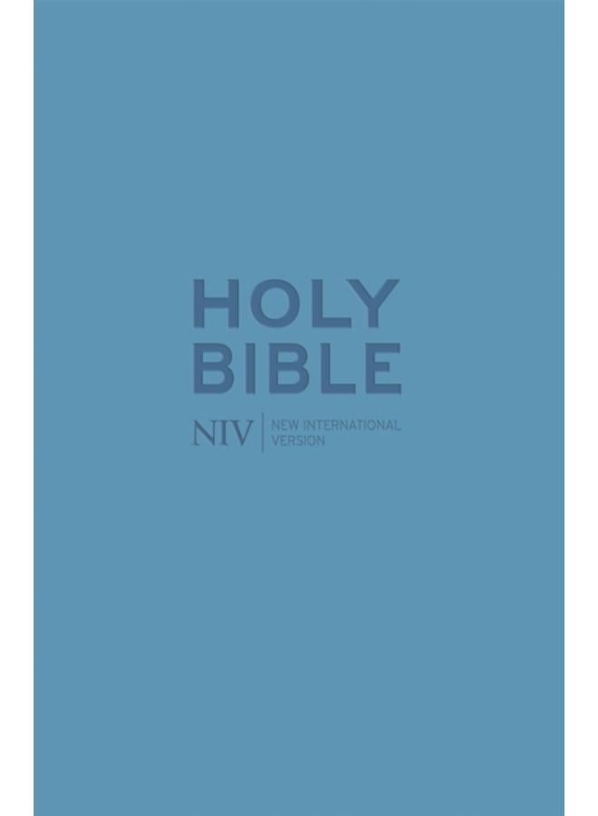 NIV Pocket Cyan Soft-tone Bible with Zip
