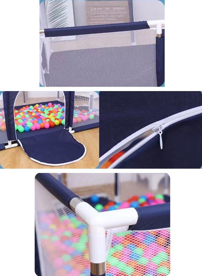 ZCM-HAPPY Large Toddler Foldable Safety Baby Playpen with Football Net and Basketball Hoop - Image 5