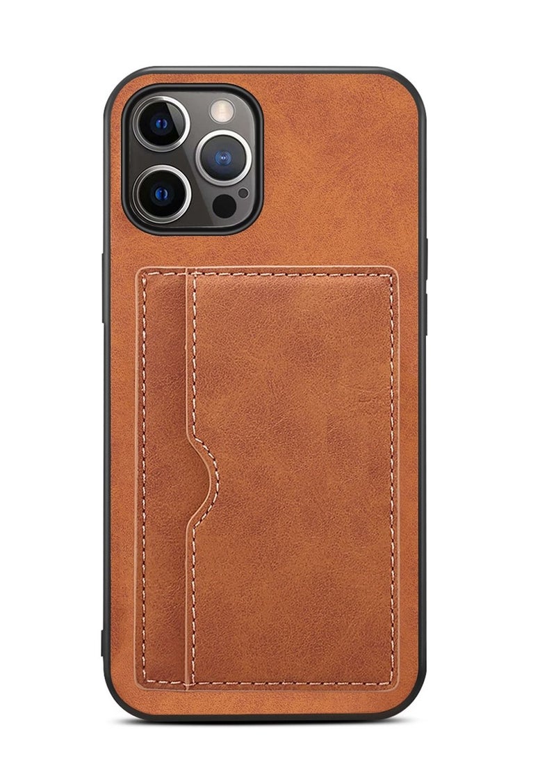 Suteni Leather Protective Back Cover Case Phone Case for iPhone - Image 1
