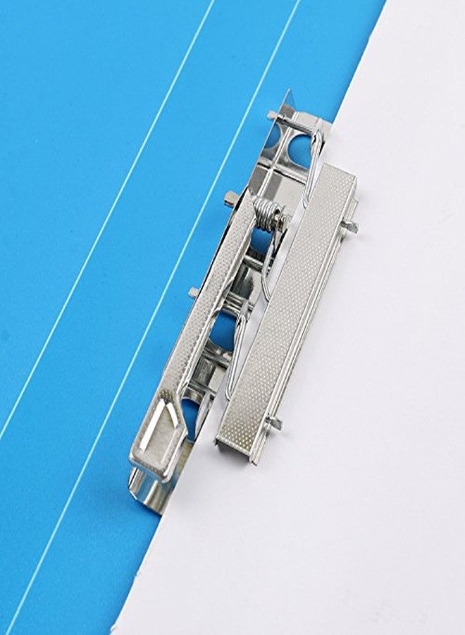 AKAHA Double Strong Clips File Folder Report Cover, Punchless Binder, Office Project Folder, Commercial or School Documents File Folder, for Letter Size or A4 Size, 100 Sheet Capacity, Blue - Image 3