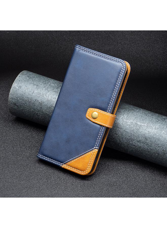 اس-توب جراب هاتف OPPO Realme C35 مصنوع من الجلد بخيوط خياطة مزدوجة متطابقة اللون - Image 5