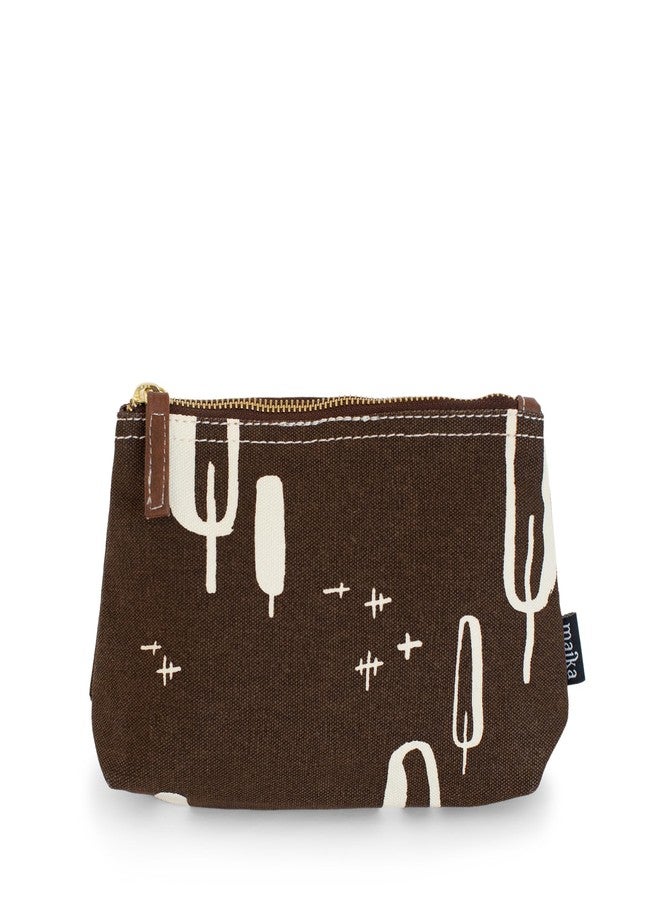 MAIKA Recycled Canvas Medium Travel Pouch, Olivos