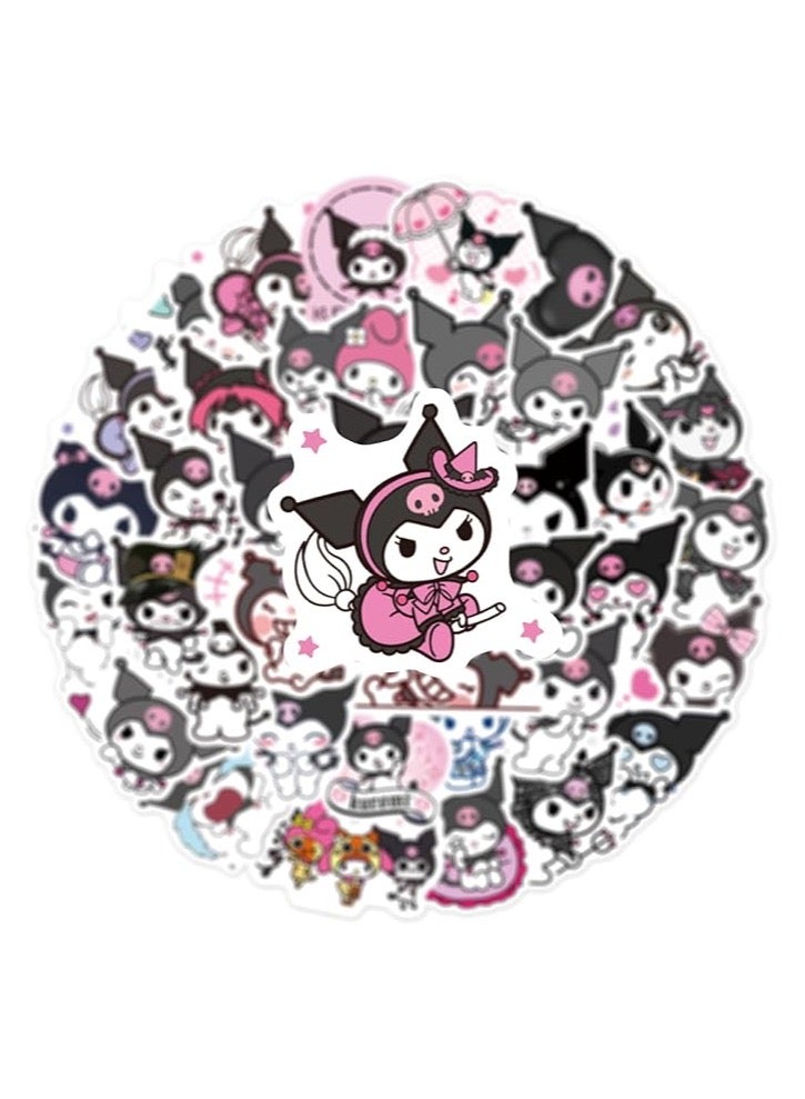 Kuromi Stickers Pack 50Pcs, Cute Kuromi Stickers for Kids Teens Adults Waterproof Vinyl Decals Japanese Anime Stickers for Water Bottles Scrapbook Laptop journaling - Image 5