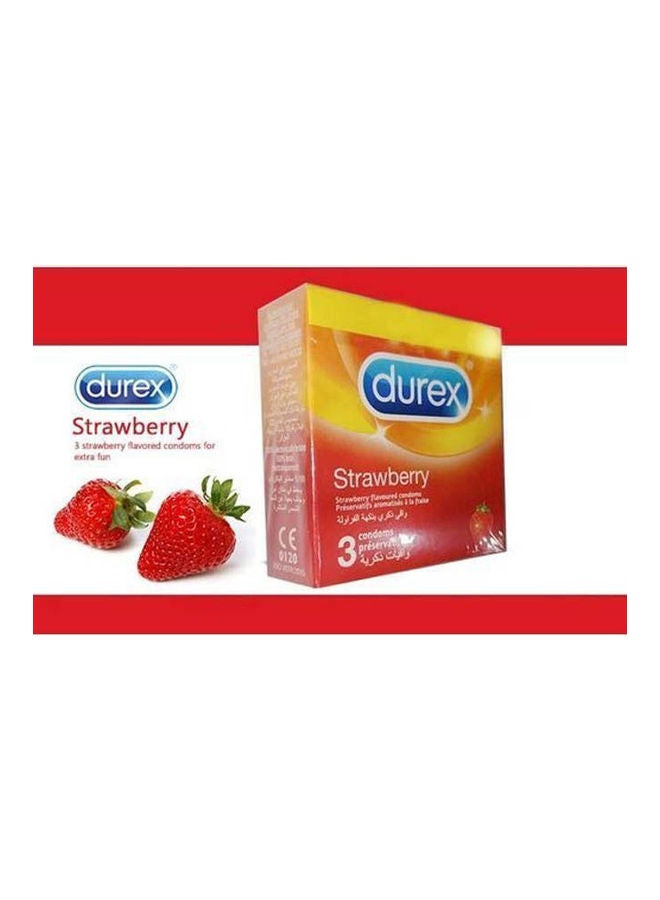 Strawberry - 3 Pcs - 8 Packs