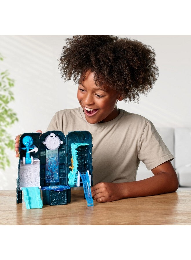 Treasure X Lost Lands Skull Island Frost Tower Micro Playset, 15 Levels of Adventure. Survive The Traps and Discover 2 Micro Sized Action Figures. Will You Find Real Gold Dipped Treasure? - Image 2
