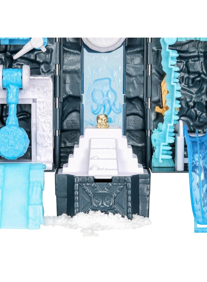 Treasure X Lost Lands Skull Island Frost Tower Micro Playset, 15 Levels of Adventure. Survive The Traps and Discover 2 Micro Sized Action Figures. Will You Find Real Gold Dipped Treasure? - Image 5