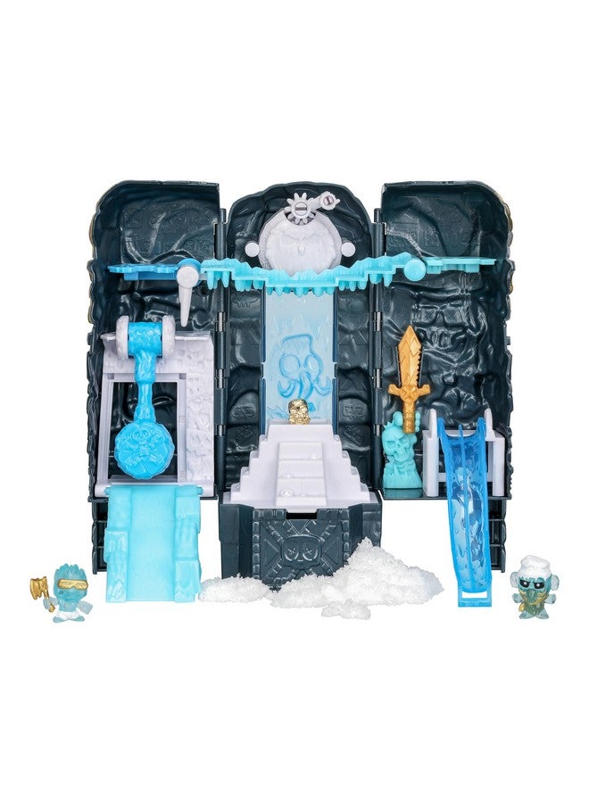 Treasure X Lost Lands Skull Island Frost Tower Micro Playset, 15 Levels of Adventure. Survive The Traps and Discover 2 Micro Sized Action Figures. Will You Find Real Gold Dipped Treasure? - Image 3