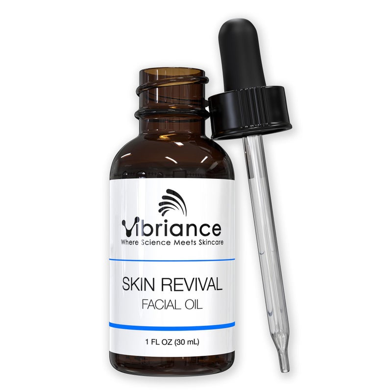 Vibriance Skin Revival Facial Oil - Natural Ingredients - Face Hydrating for Sensitive and Dry Types, with Vitamin E, Sea Buckthorn, Camellia, Squalane - Vegan, Paraben-Free - Image 1