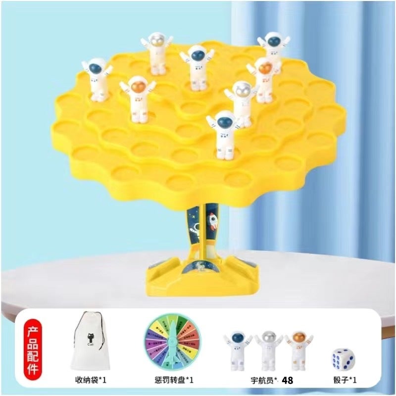 Balance Spaceman Children'S Desktop Game Balance Tree Jenga Leisure Parent-Child Interactive Desktop Battle Toy - Image 1