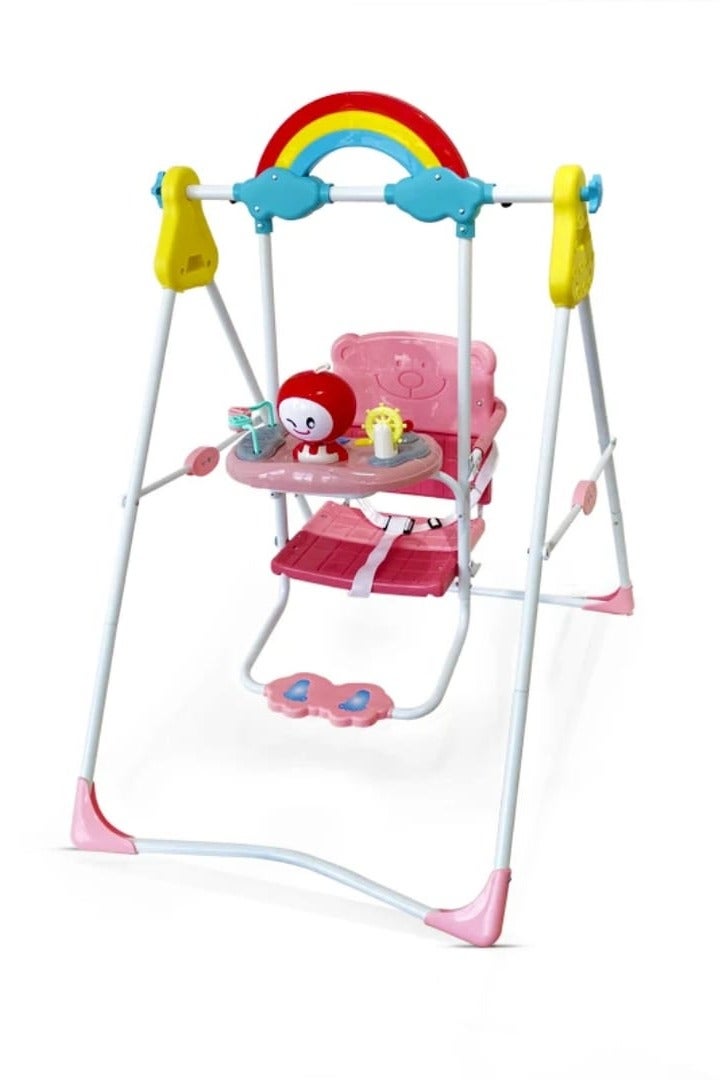 مرجيحة أطفال متعددة الوظائف مع ألعاب أمامية – تصميم آمن ومريح - Image 1