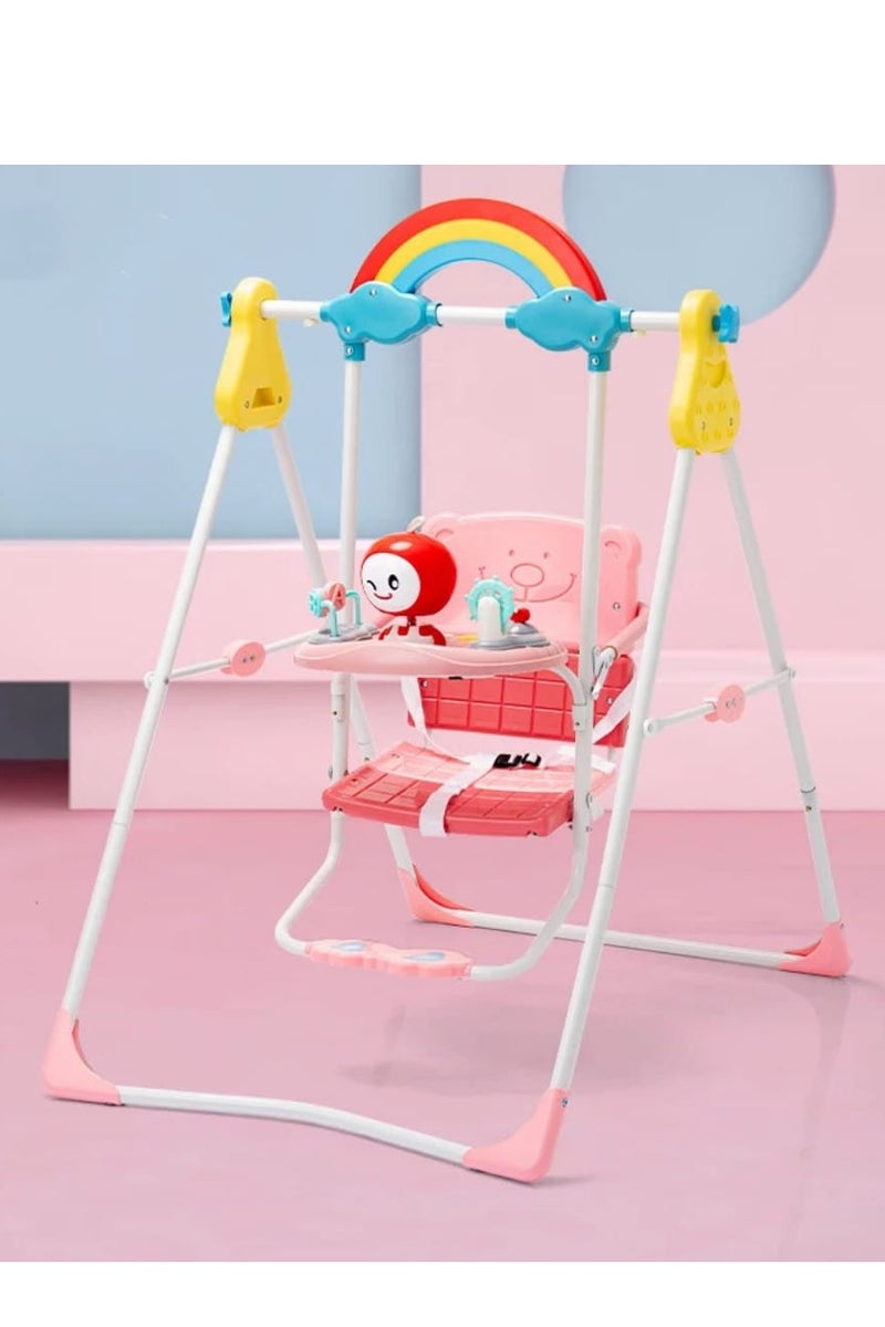 مرجيحة أطفال متعددة الوظائف مع ألعاب أمامية – تصميم آمن ومريح - Image 3