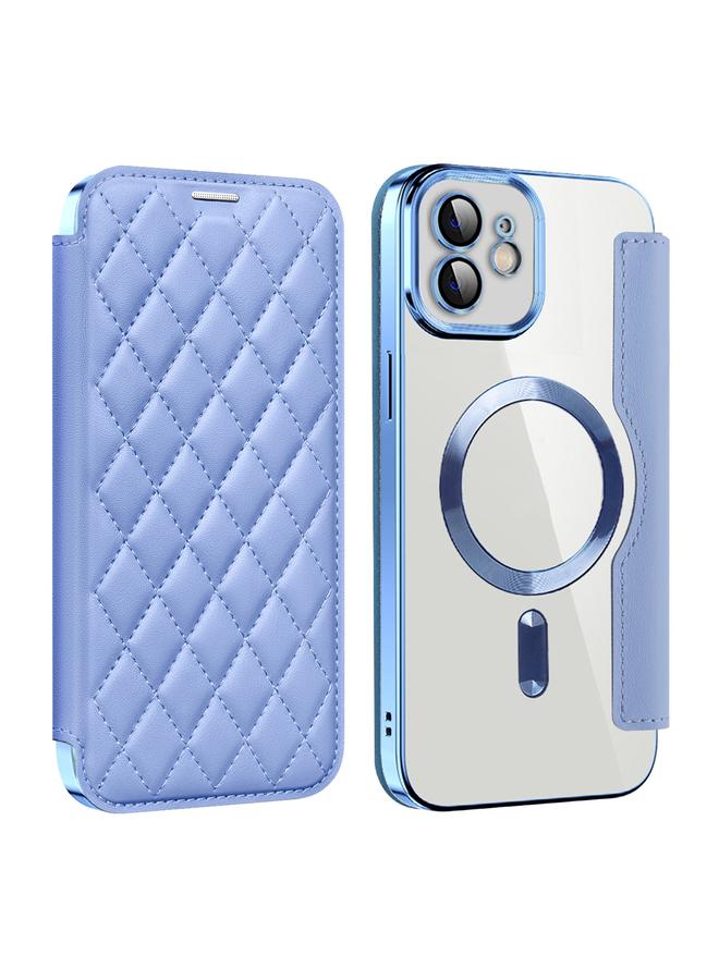 زبون جراب لهاتف iPhone 12 Pro Shield Magsafe RFID مضاد للسرقة جراب جلدي معيني للهاتف - Image 1