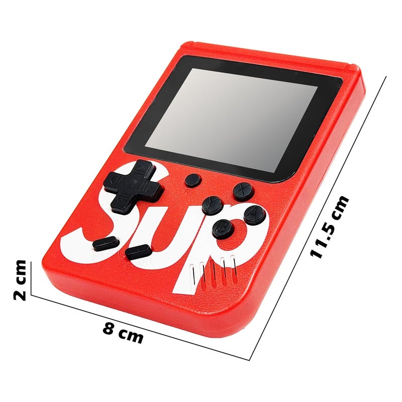 vGRASSP 400 in 1 Handheld Video Game Console for Kids – Retro Portable Console with Built-in Classic Games, Rechargeable Battery, Gift for Boys & Girls - Multicolor - Image 3