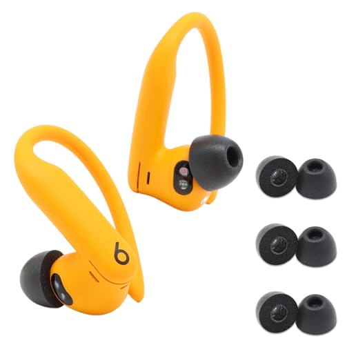 Comply TW-400-C | Memory Foam Replacement Earbud Tips for Powerbeats Pro 2, Technics EAH-AZ80 & More | Ultimate Comfort, Secure Fit, Superior Noise Isolation | Black, Large (3 Pairs) - Image 1