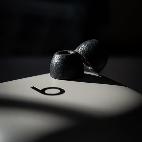 Comply TW-400-C | Memory Foam Replacement Earbud Tips for Powerbeats Pro 2, Technics EAH-AZ80 & More | Ultimate Comfort, Secure Fit, Superior Noise Isolation | Black, Large (3 Pairs) - Image 3