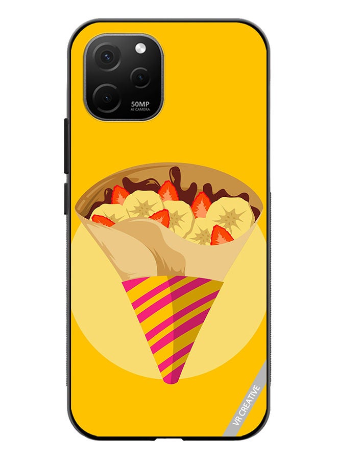VR CREATIVE Protective Case Cover For Huawei Nova Y61 A Delicious Crepes With Lots Of Toppings Design Multicolour - Image 1