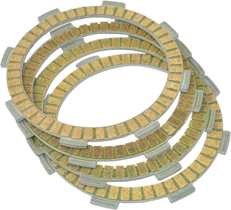 QASULER 4PC Motorcycle Friction Clutch Plates - Image 1