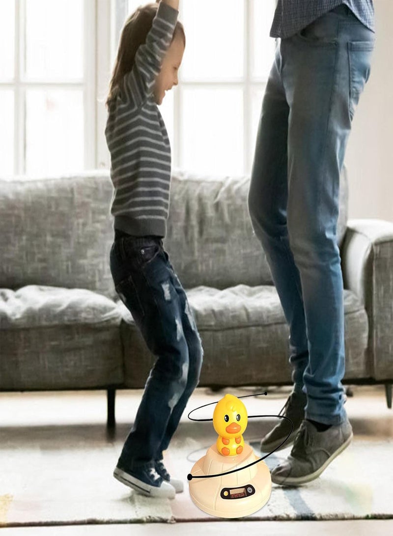 GGOOT Skipping Rope Machine - Cute Kids Jump Rope, 2022 New Skipping Rope Machine | Frog/Duck Pattern Hands-Free Kid & Adult Jump Ropes, Multi-Users Adjustable Jump Rope Machine - Image 5