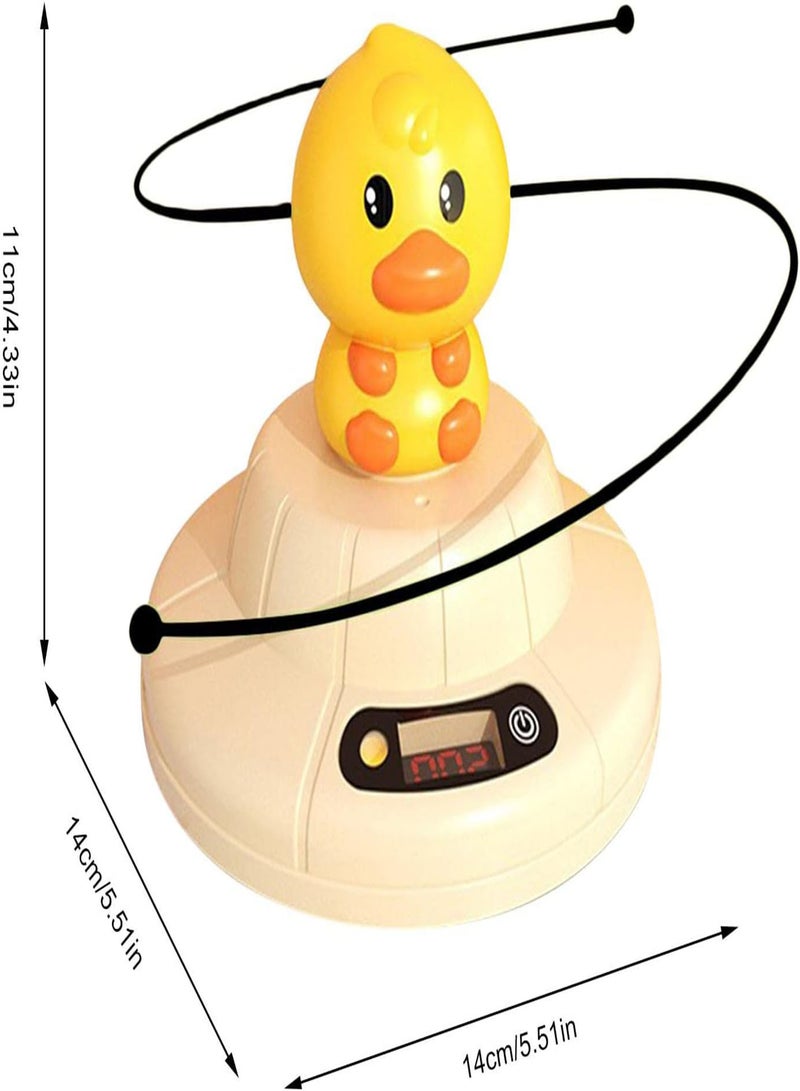 GGOOT Skipping Rope Machine - Cute Kids Jump Rope, 2022 New Skipping Rope Machine | Frog/Duck Pattern Hands-Free Kid & Adult Jump Ropes, Multi-Users Adjustable Jump Rope Machine - Image 4