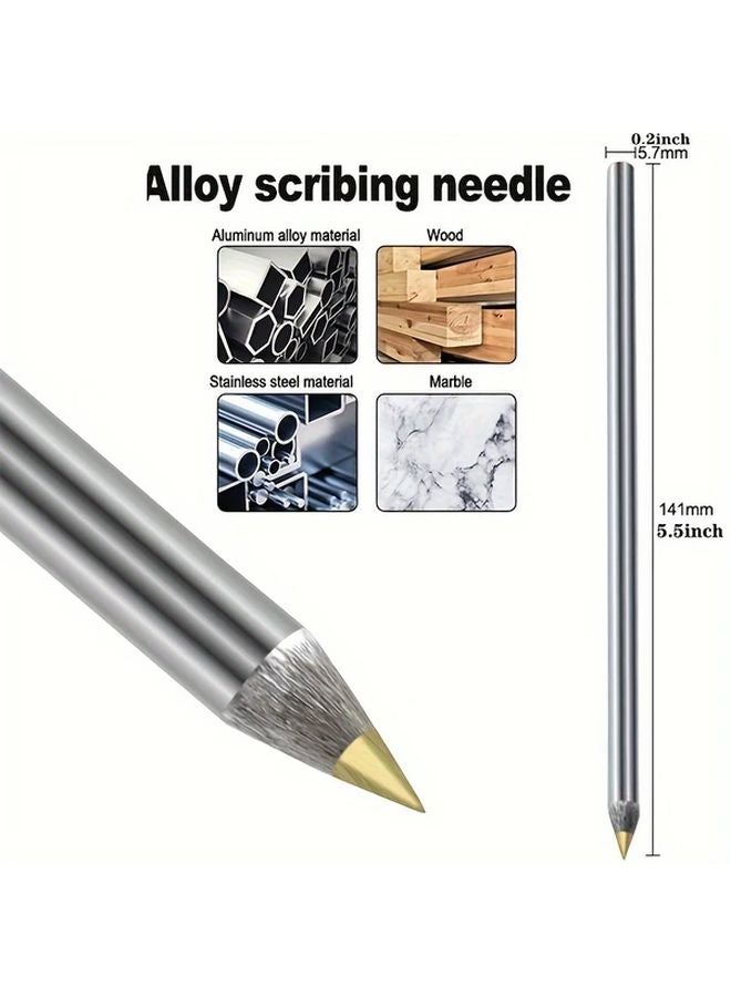 Golden Tungsten Carbide Tip Scribing Pen for Ceramic Tile Steel Glass Marking Tool - Image 5