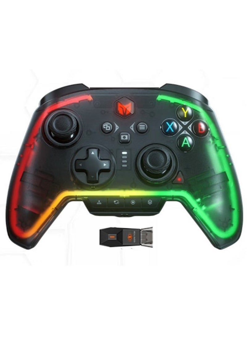Generic Classic Wireless Gamepad Rainbow 2 Pro Elite Gaming Controller the Game Changer of FPS Hall Trigger Joystick 1000mAh Battery 1000Hz Polling Rate 6-Axis Gyroscope 2.4G Bluetooth Wired Connected for S  - Image 2