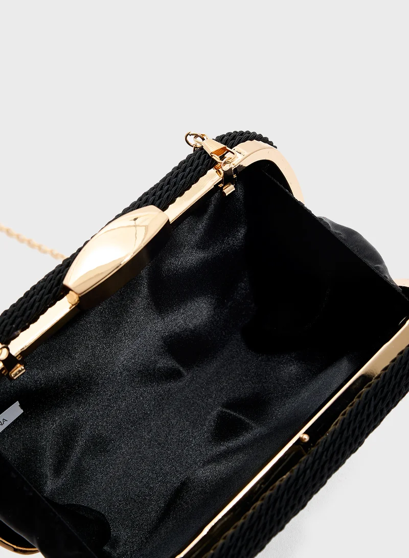 ELLA Rope Detail Clutch Bag