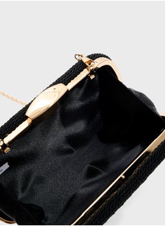 ELLA Rope Detail Clutch Bag  - Image 5