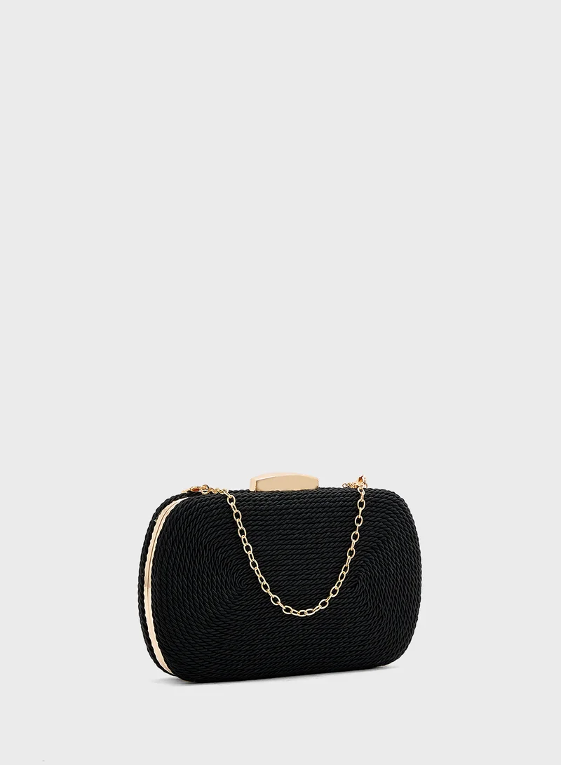 ELLA Rope Detail Clutch Bag