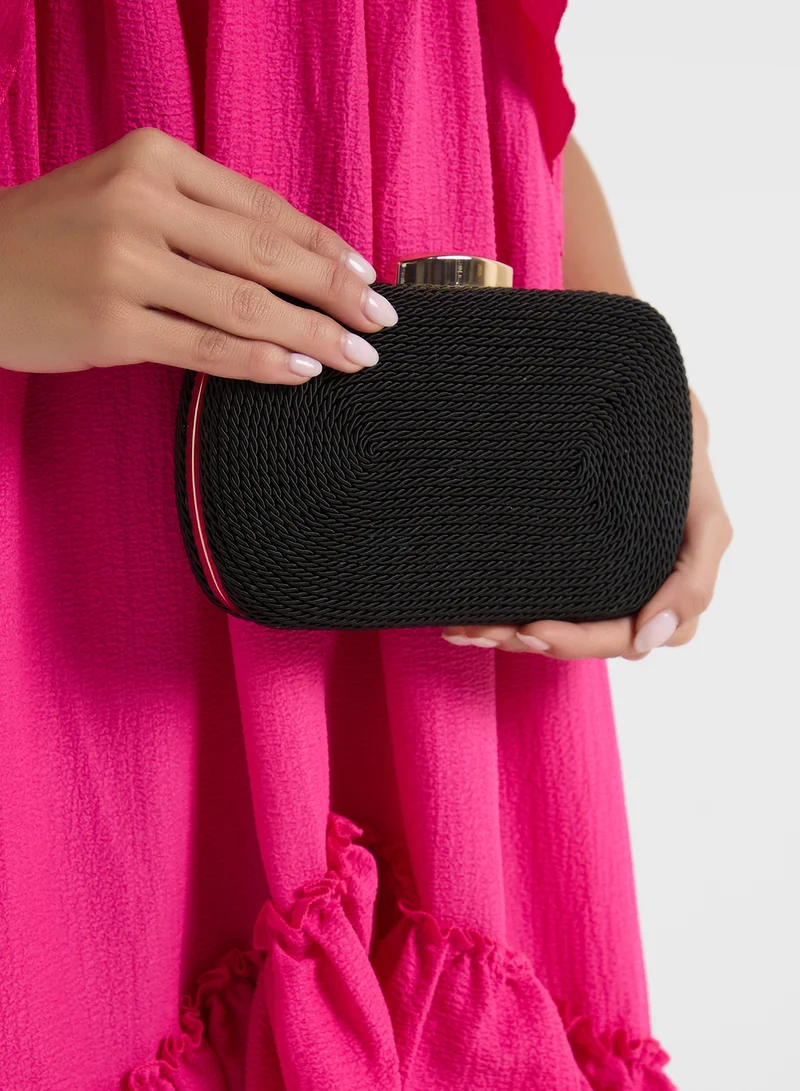 ELLA Rope Detail Clutch Bag