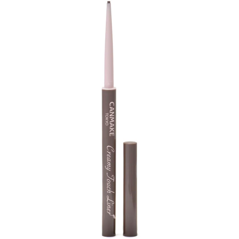 CANMAKE Creamy Touch Liner 1.5mm Slim Eyeliner (0.09 g) (02 Medium Brown) - Image 1