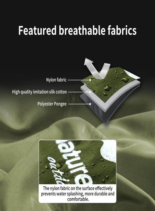 Naturehike Ultralight Sleeping Bag - Envelope Lightweight Portable, Waterproof, Comfort with Compression Sack - Great for 3 Season Traveling, Camping, Hiking (Army Green) - Image 3