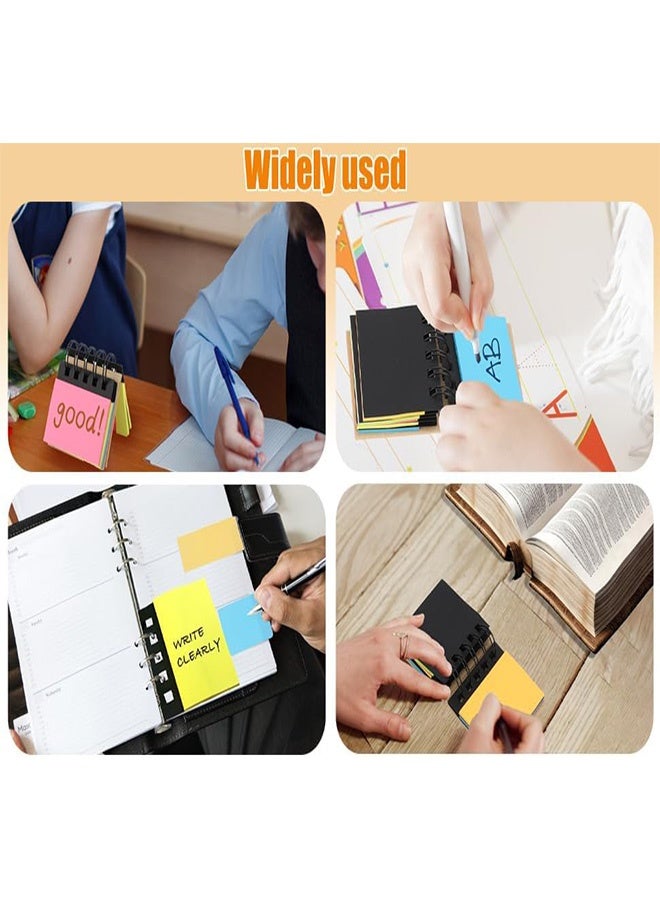Quantum 2 PCS Sticky Note, Small Spirals Memo Pad, Portable Self-Adhesive Notes Page Marker with Kraft Cover - Image 5