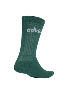 Adidas adidas linear cushioned 3 pair pack unisex crew socks  - Image 2