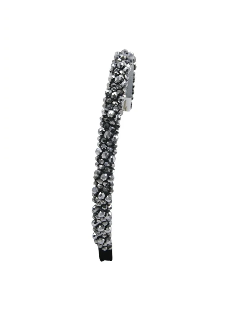 D'Daniela D' Daniela - Erica  Embroidery Headband for Girls - Grey