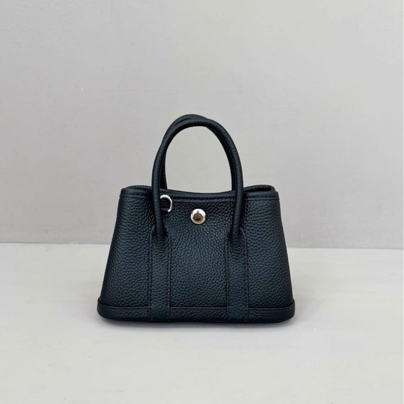 2025 Korean Color Matching Exquisite Satchel Garden Bag Elegant Versatile Pebbled Leather Shoulder Crossbody Bag For Women - Image 3