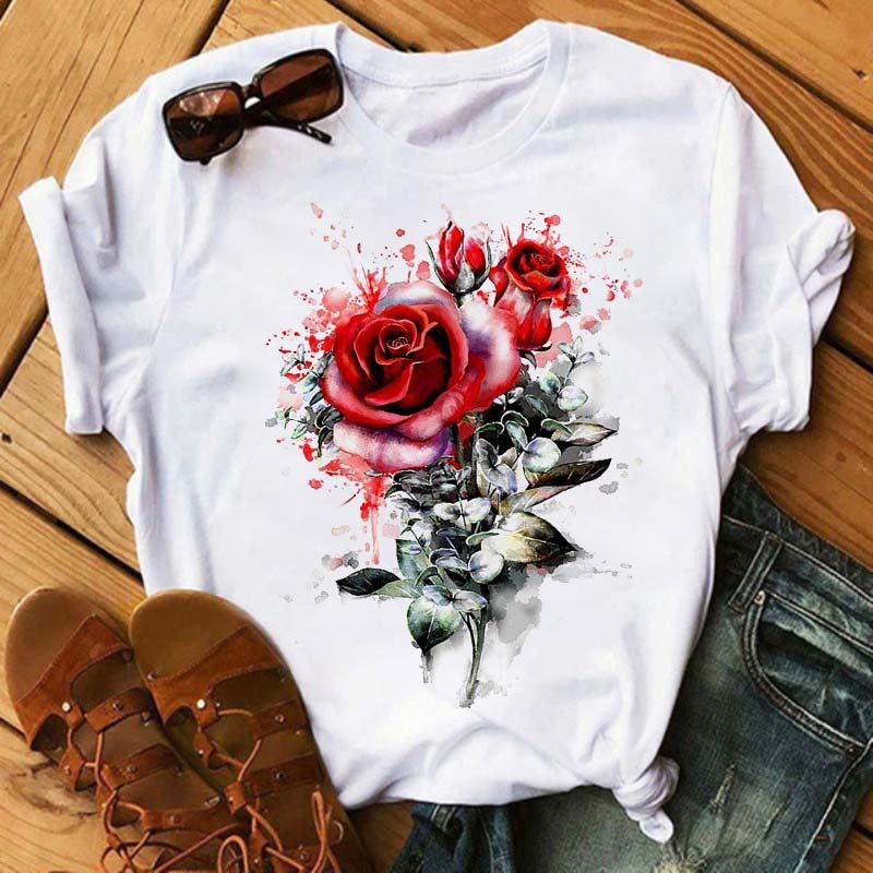 T-Shirt Independent Station Women's Short-Sleeved Wish Spot Temu Fashion - Image 1