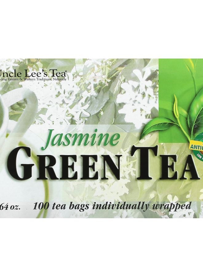 Uncle Lee's Tea Jasmine Green Tea 100 Tea Bags 5.64 oz