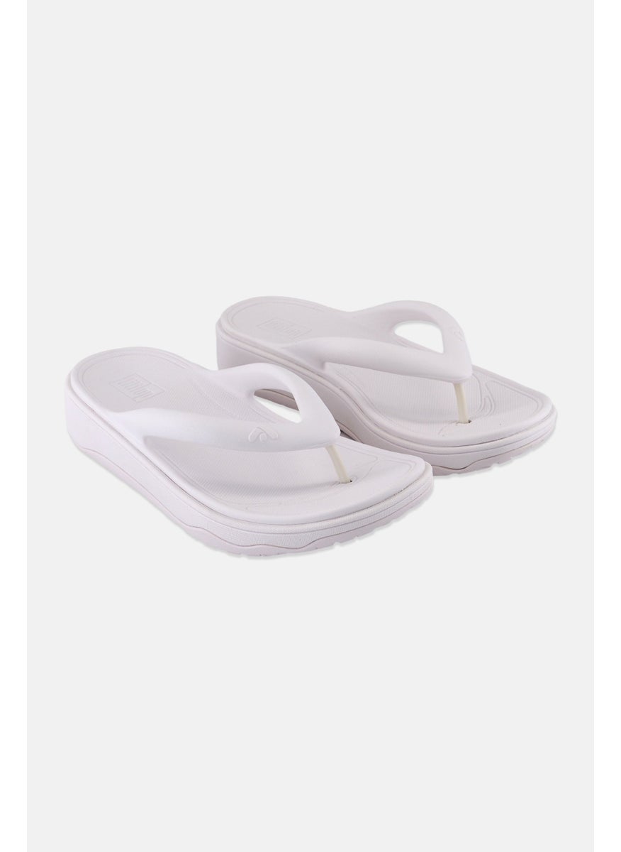 FitFlop - Women Relieff Recovery Slip On Sandals, White - Image 1