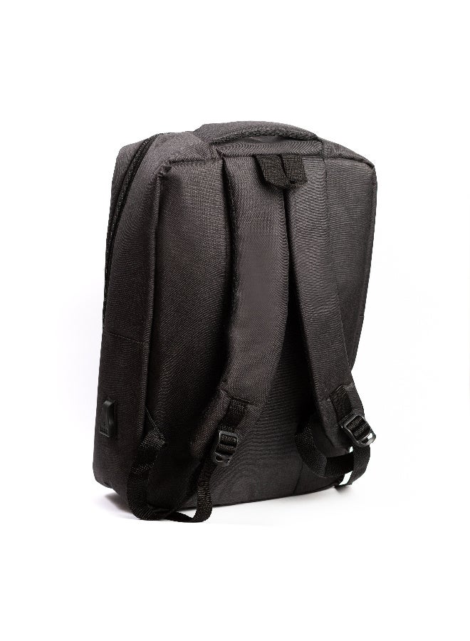 17.3-inch Laptop Backpack, Water-Resistant Travel Computer Bag, Black - Image 2