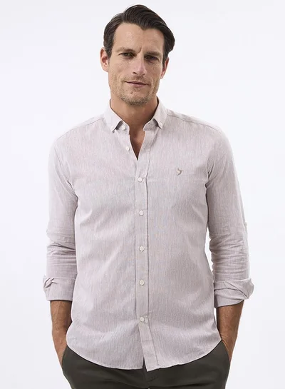 FELIX HARDY Linen Blended Shirt for Men