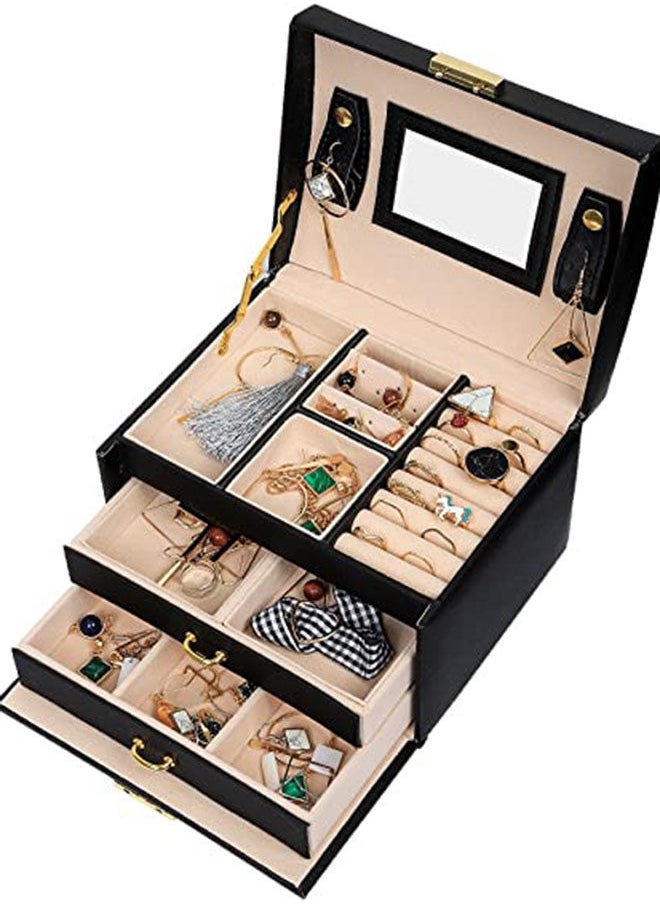 NIBEMINENT - High-end Leather Jewelry Box - Image 1