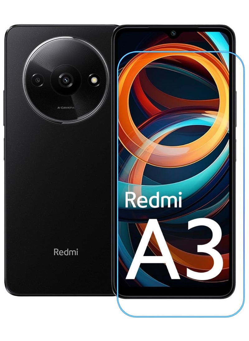 ACLIX Antistatic ESD Dustproof Premium Quality High Definition Clear Tempered Glass Screen Protector Designed For Xiaomi Redmi A3 - Image 1