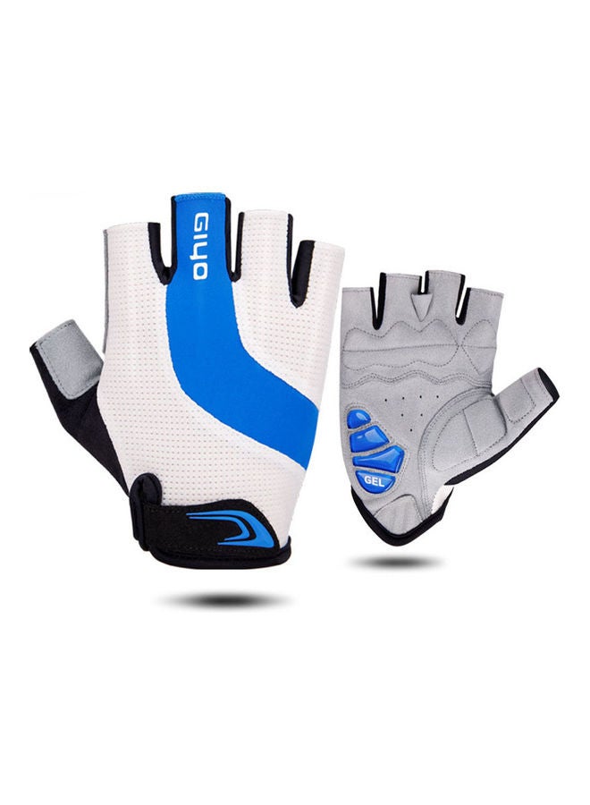 NIBEMINENT Pair Of Breathable Half Finger Cycling Glove L - Image 1