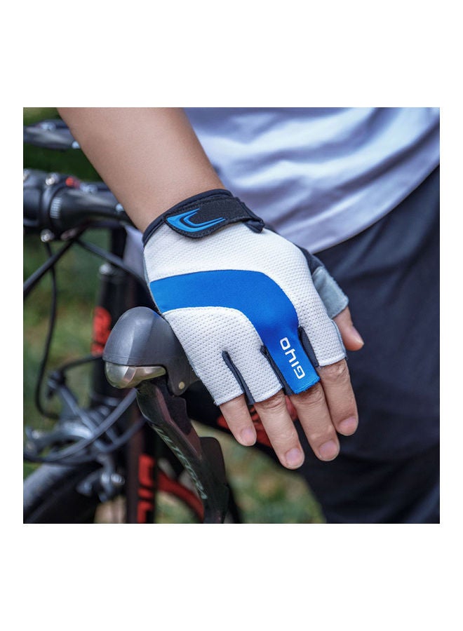 NIBEMINENT Pair Of Breathable Half Finger Cycling Glove L - Image 5