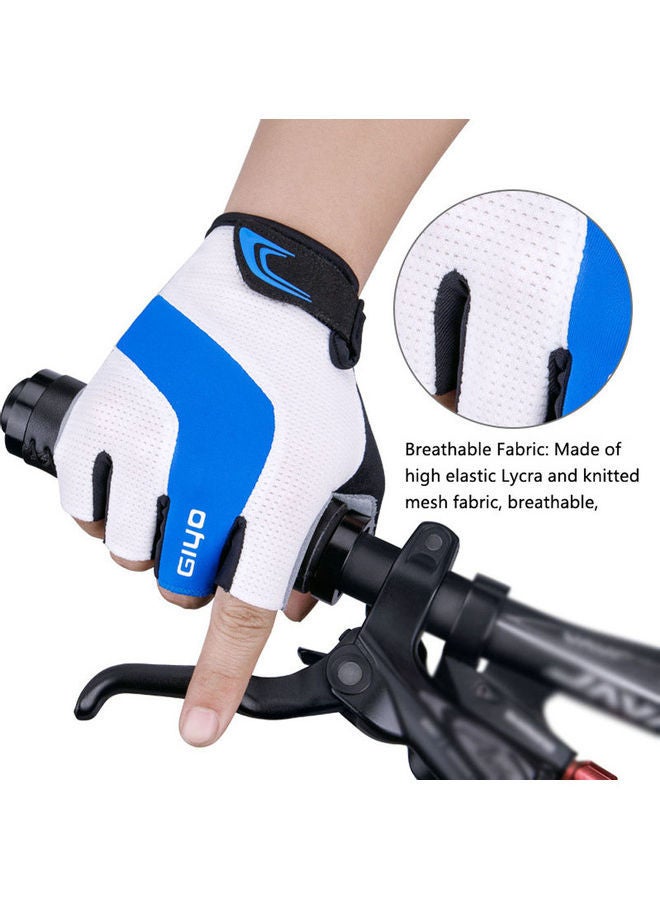 NIBEMINENT Pair Of Breathable Half Finger Cycling Glove L - Image 3